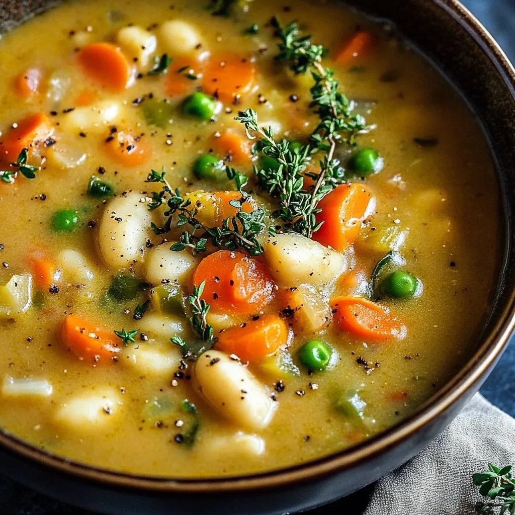 One-Pot Creamy Vegetable Soup