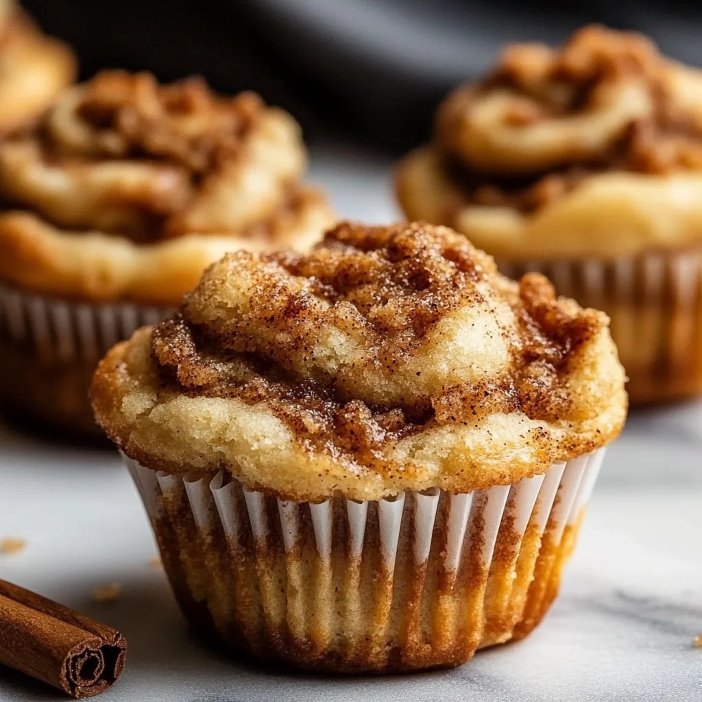 Easy Cinnamon Roll Protein Muffins