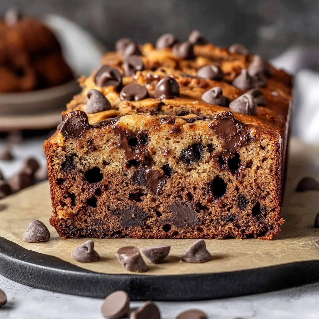 Super Moist Chocolate Chip Banana Bread
