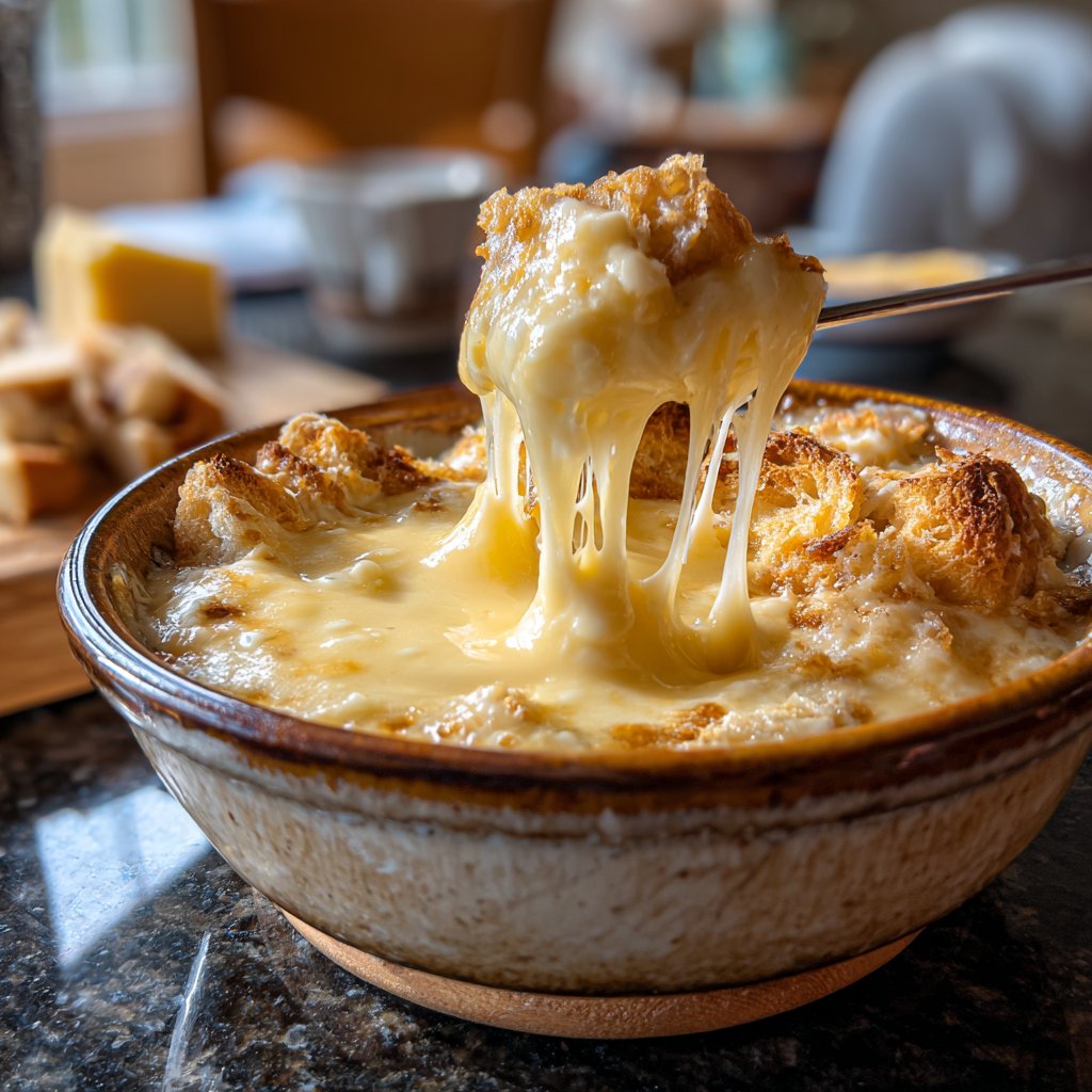 Fondue with Gruyere and Emmental