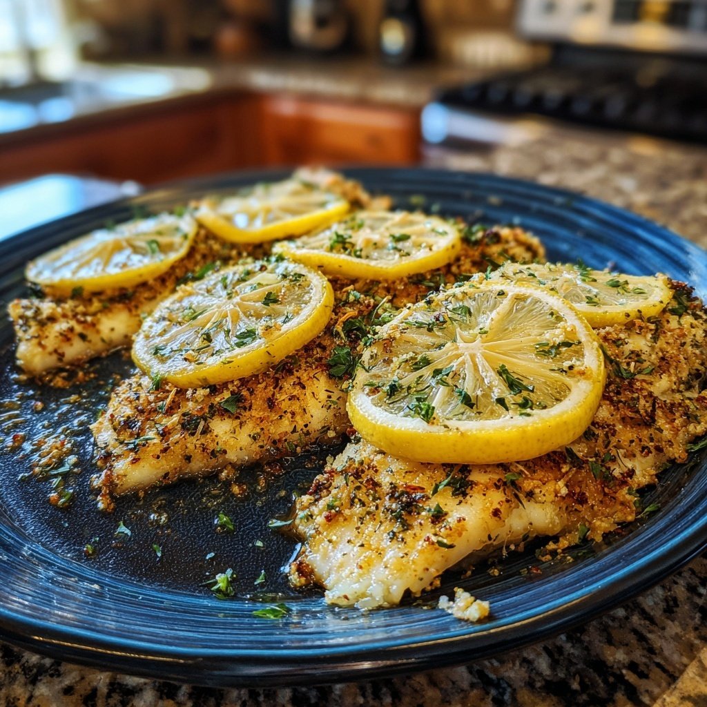 Lemon Herb Baked Tilapia