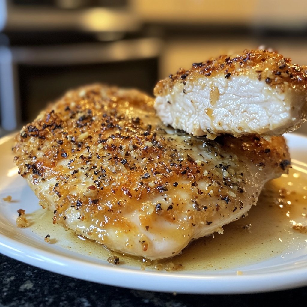 Baked Chicken Breast with Garlic Butter