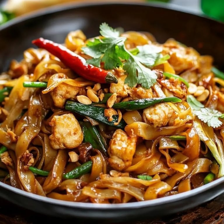 Street Style Thai Drunken Noodles