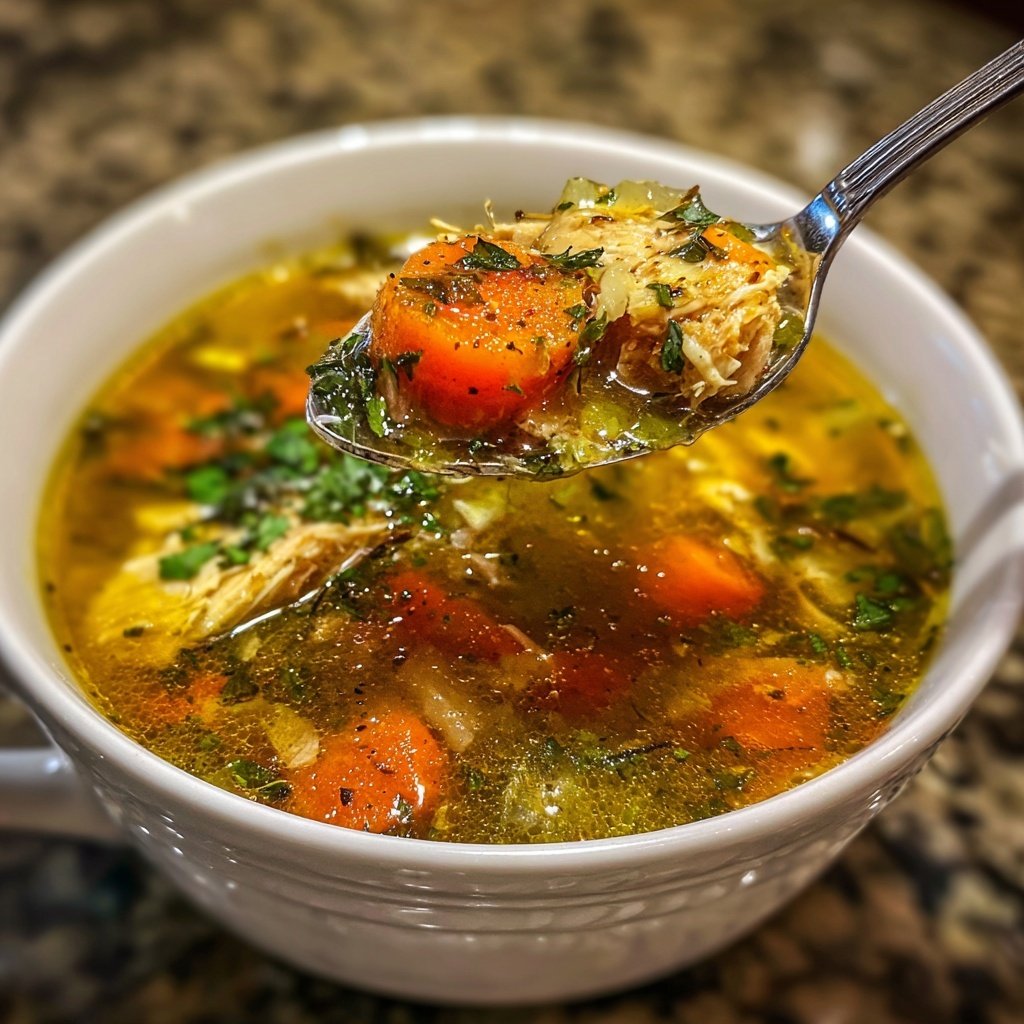 Spring Chicken Vegetable Soup