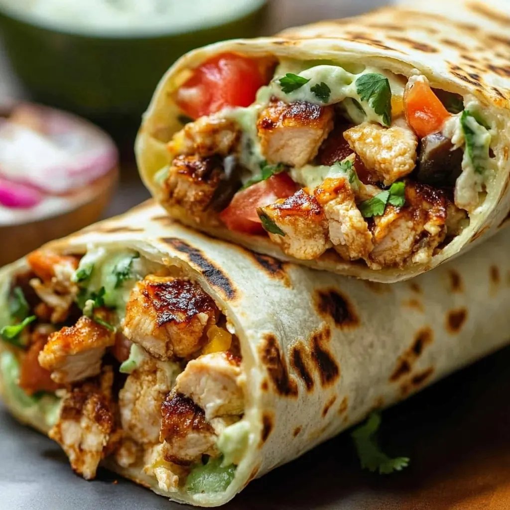 Chipotle Ranch Grilled Chicken Burrito