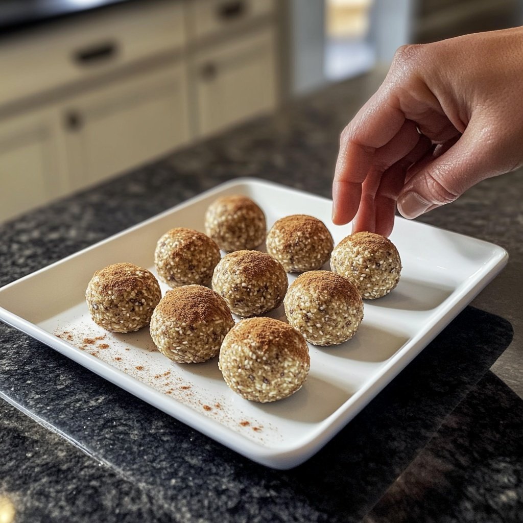 Protein Balls with Cinnamon