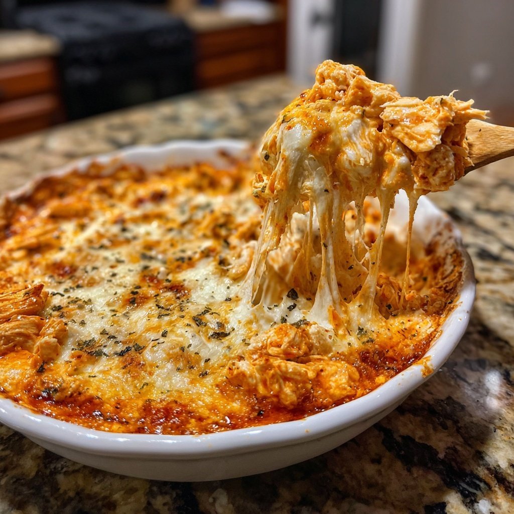 Baked Buffalo Chicken Dip