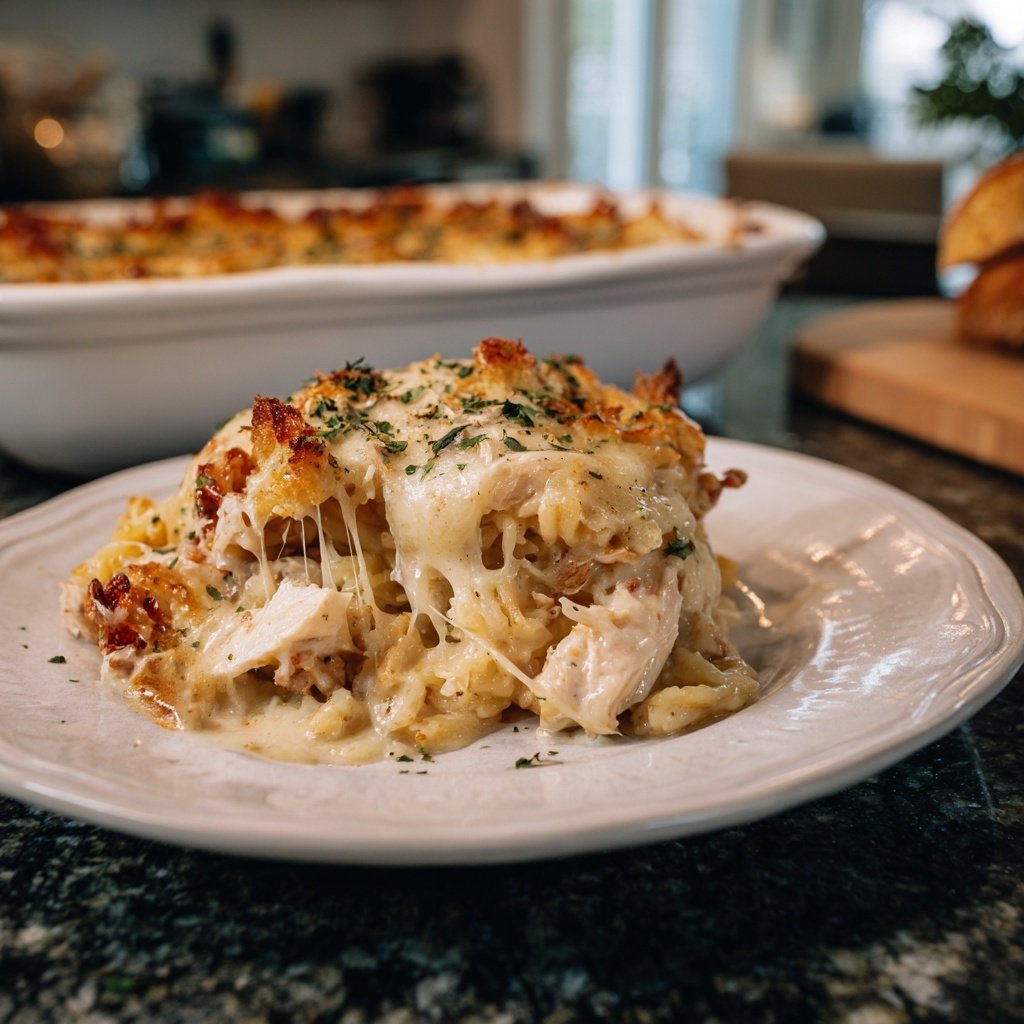 Creamy Chicken And Rice Casserole