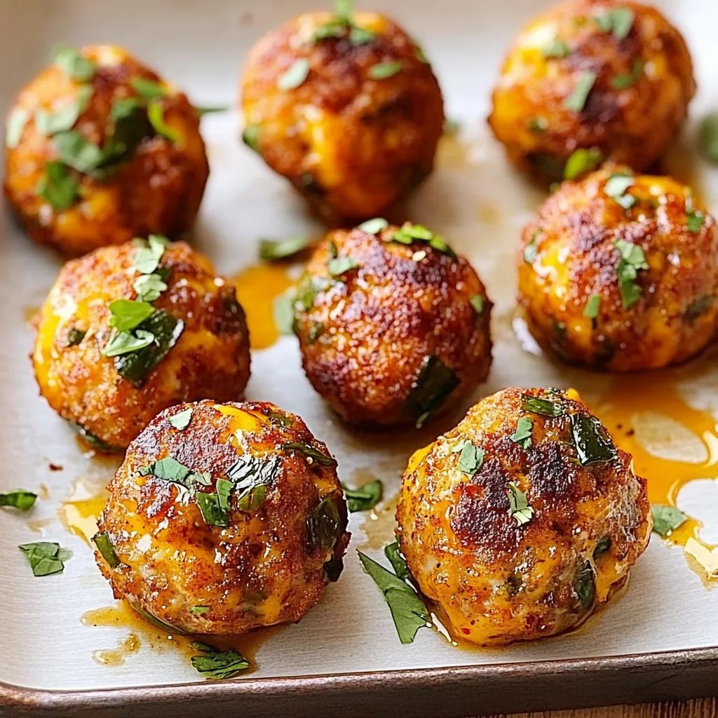 Spicy Jalapeño Popper Sausage Balls