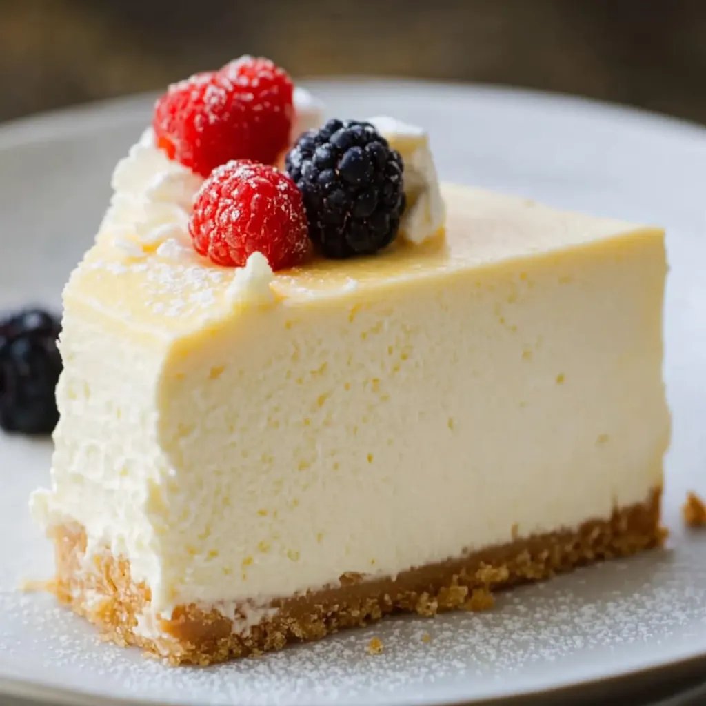 Homemade New York Style Cheesecake