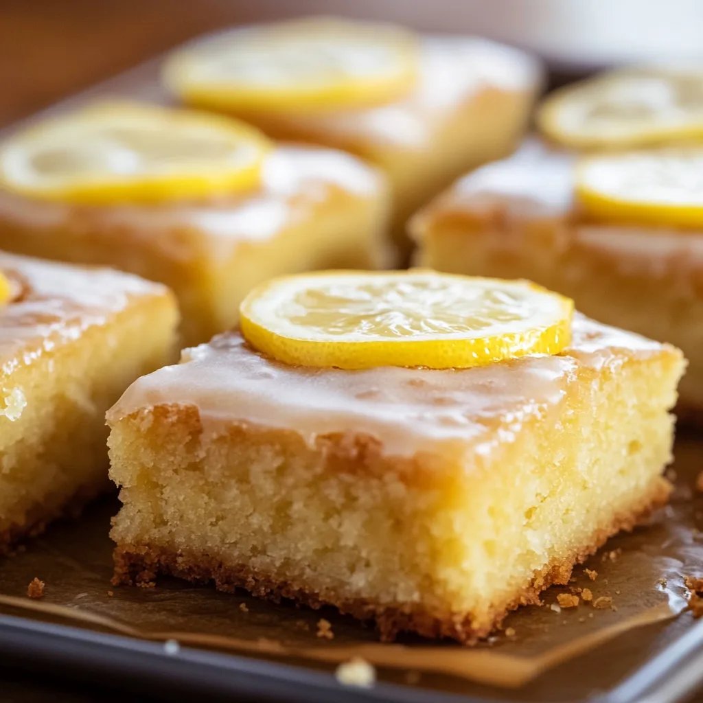 Lemon Brownies