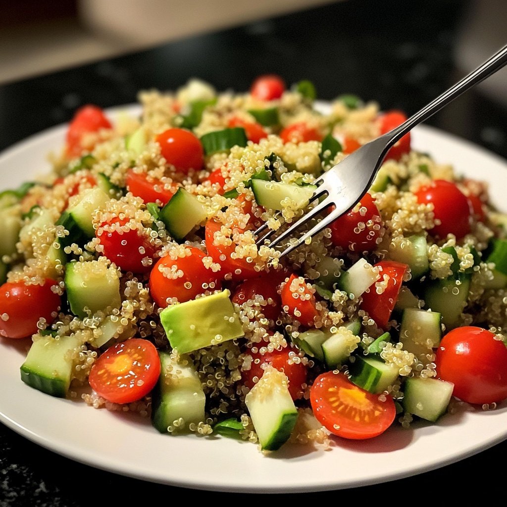Easy Quinoa Salad Lunch