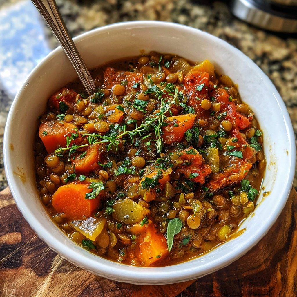 Herbed Vegetable Lentil Stew