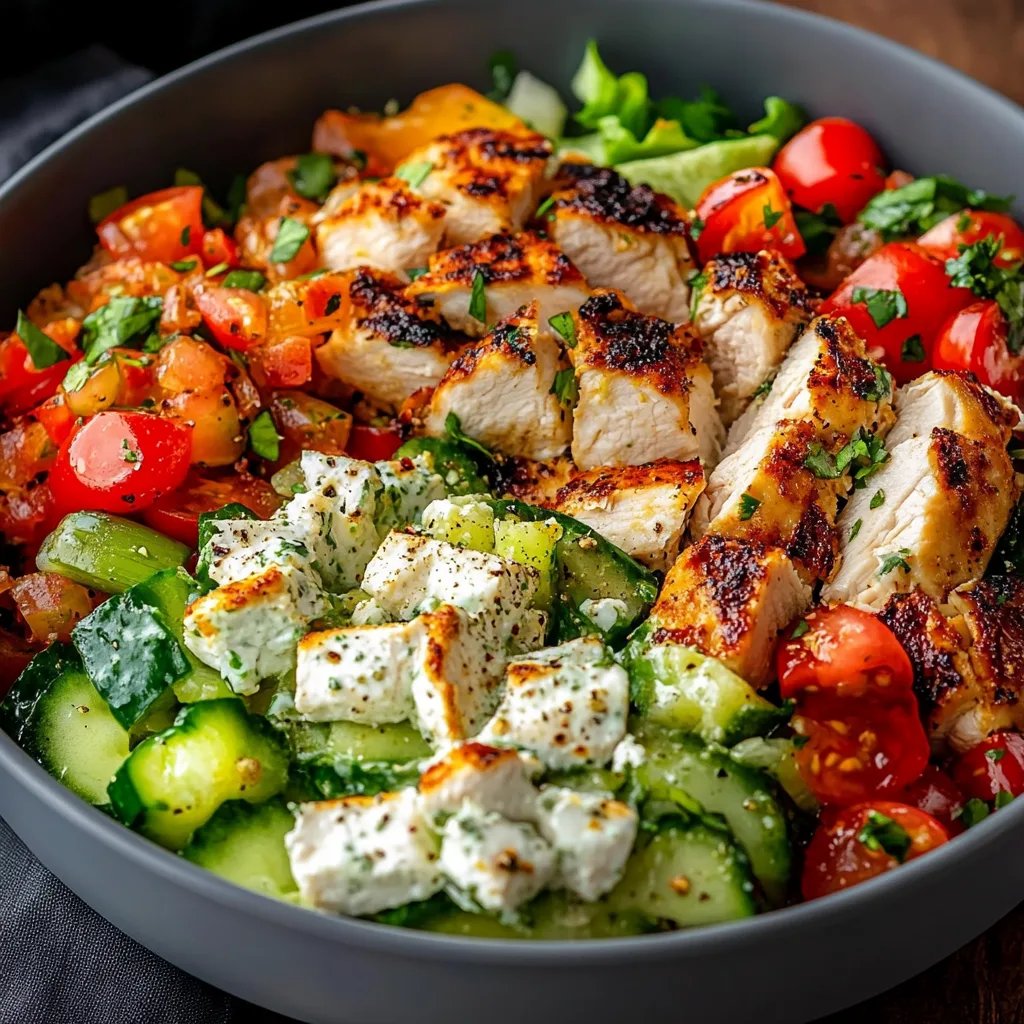 Greek Chicken Bowls