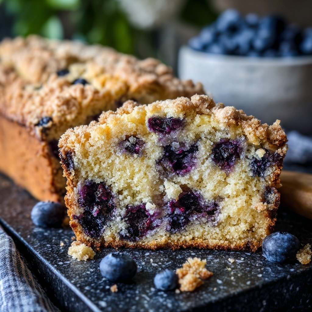 Blueberry Lemon Breakfast Loaf