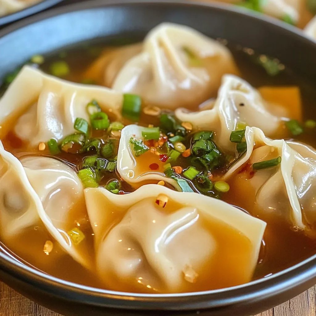 Easy Wonton Soup Recipe