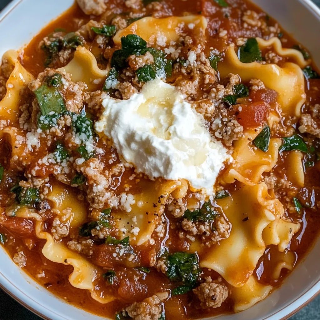The Best One-Pot Lasagna Soup